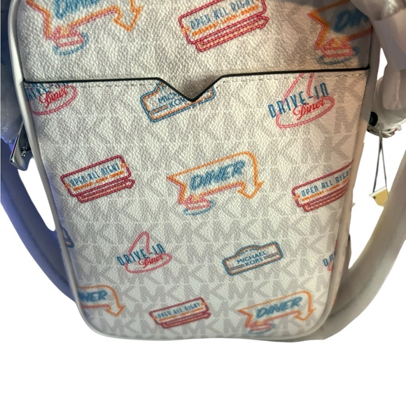 Michael Kors jet set White med Crossbody Bag NWT retail $398 SPECIAL EDITION - Picture 5 of 12